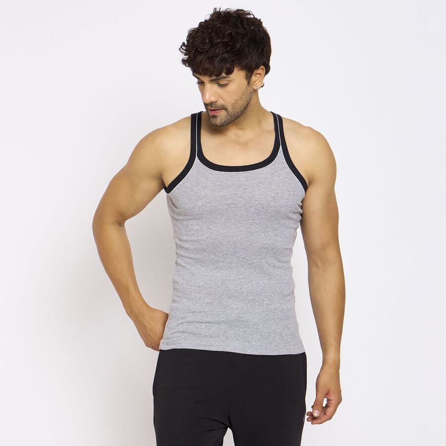Men's Gym T-Shirt, मिश्रित हल्का ग्रे, large image number null