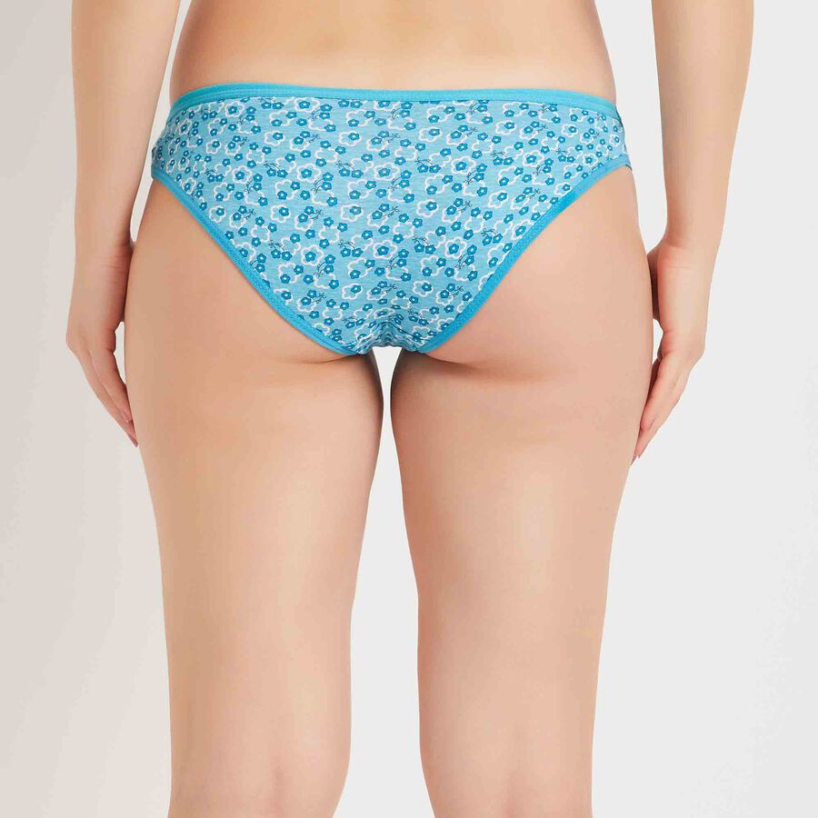 Cotton Printed Panty, Light Blue, large image number null