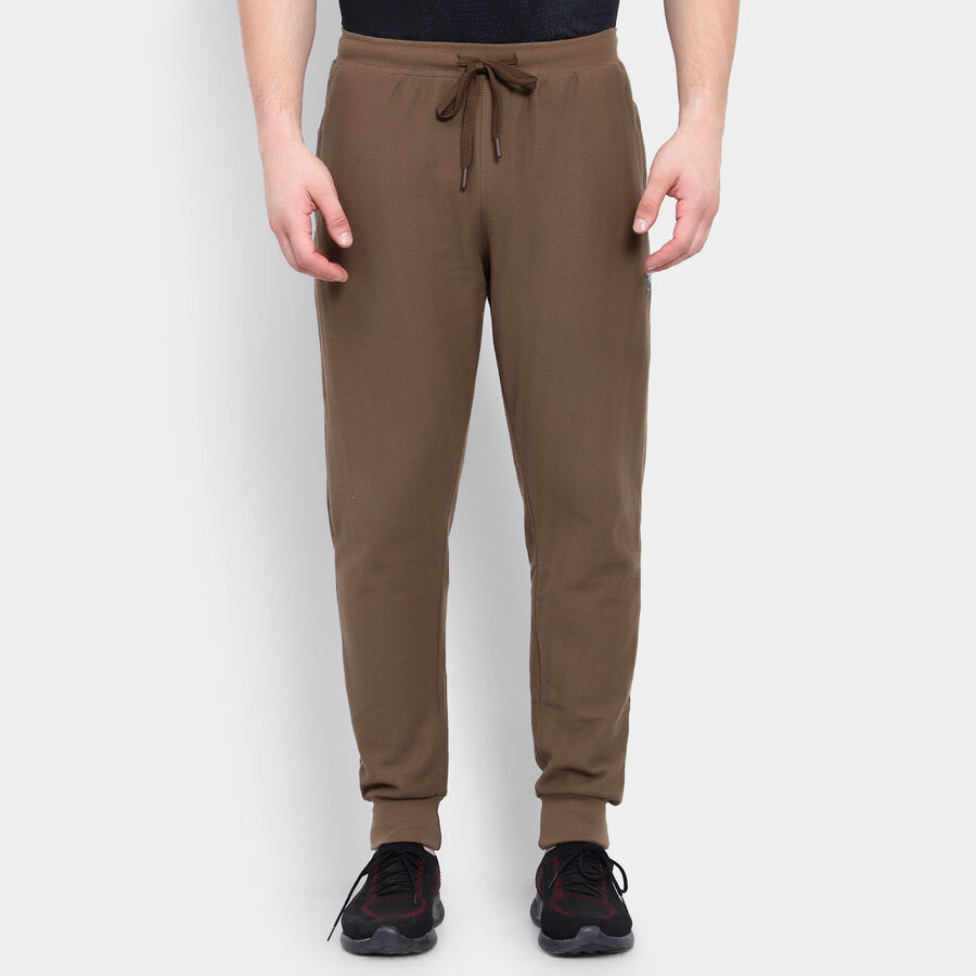 Solid Track Pants, Brown, large image number null