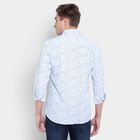 Printed Cotton Casual Shirt, White, small image number null