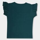 Girls' 100% Cotton T-Shirt , Dark Green, small image number null