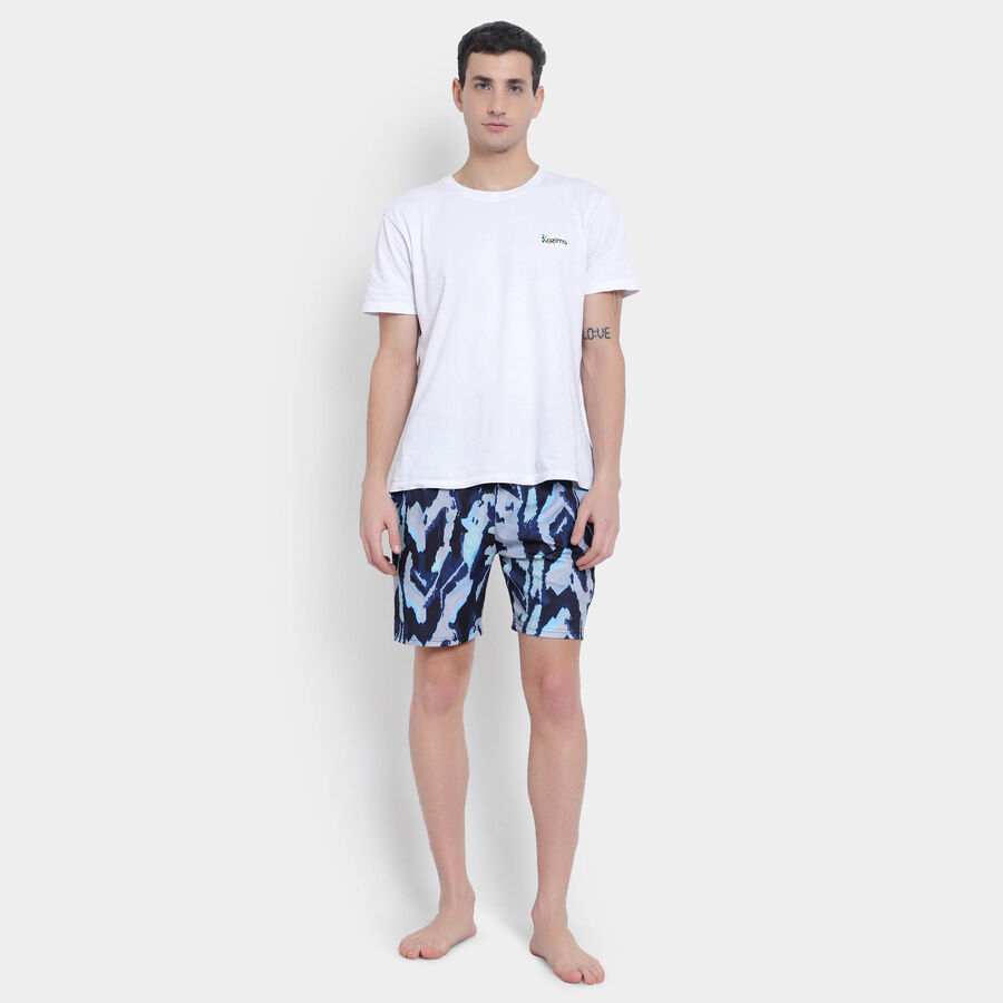 All Over Print Bermuda, Navy Blue, large image number null