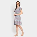 Ladies' 100% Cotton Nighty, Light Grey, small image number null