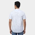 Men's Light Blue Cotton Classic Collar Casual Shirt, हल्का नीला, small