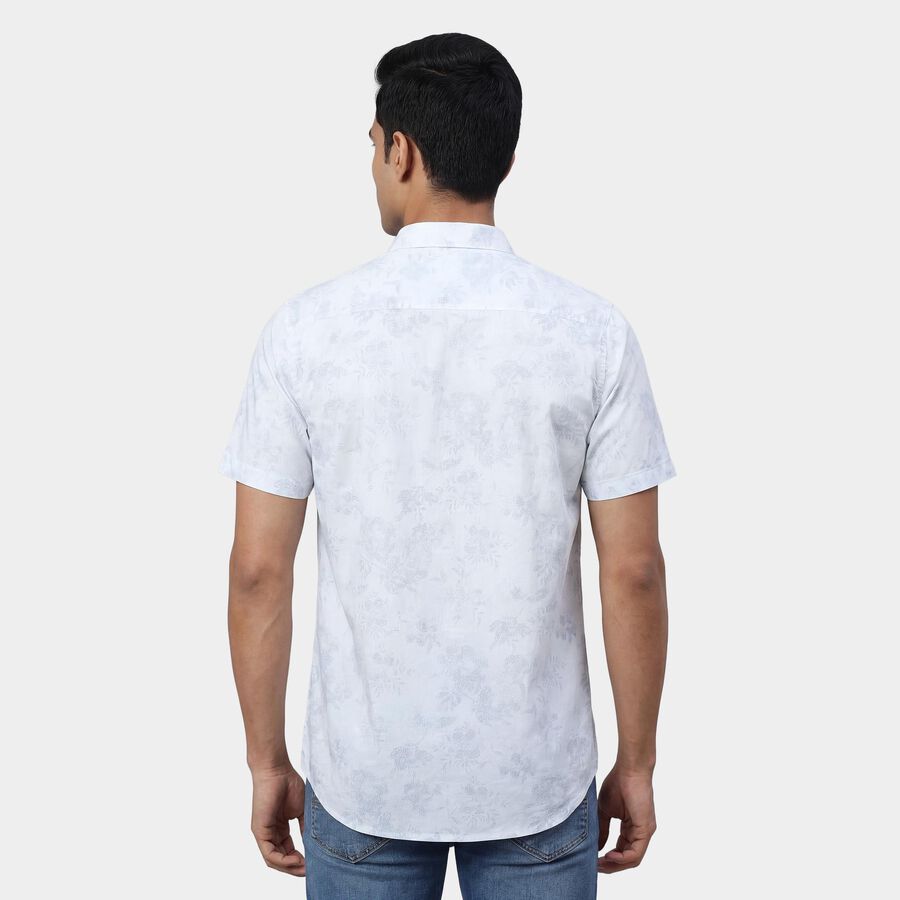 Men's Light Blue Cotton Classic Collar Casual Shirt, हल्का नीला, large