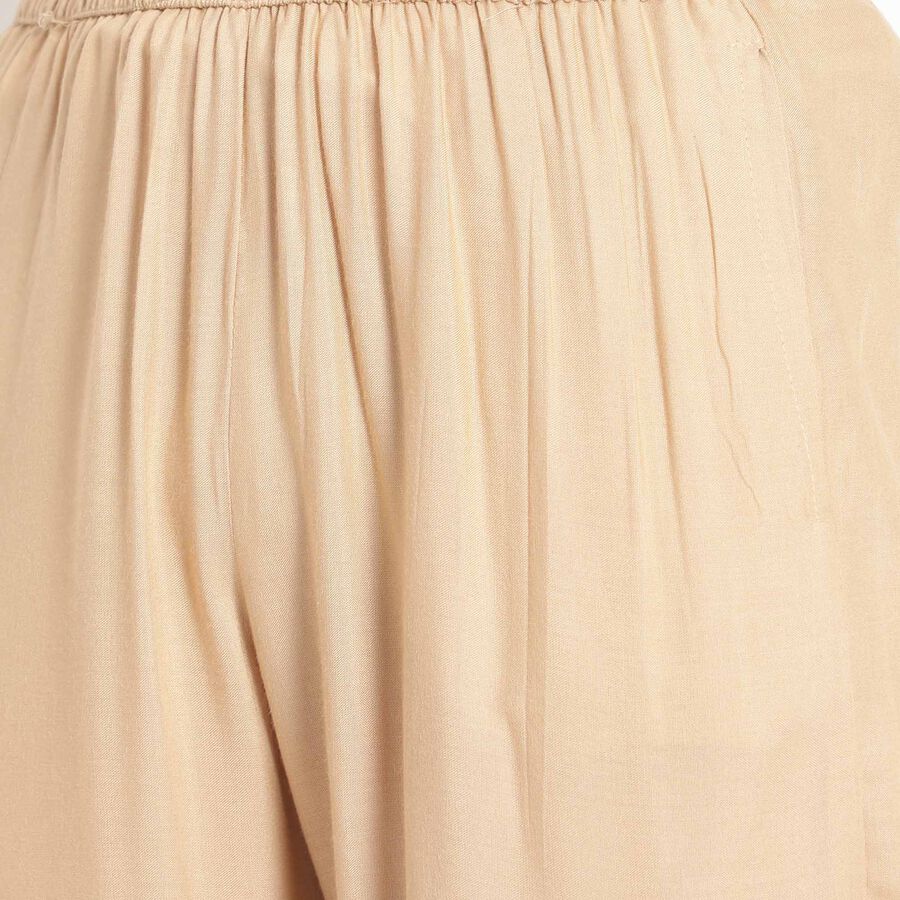 Embroidered Palazzo, Beige, large image number null