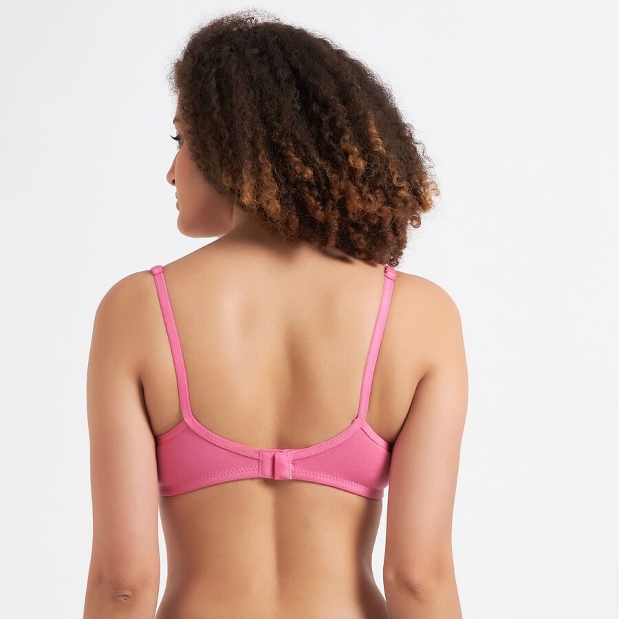 Ladies' Non-Padded Bra, Pink, large image number null