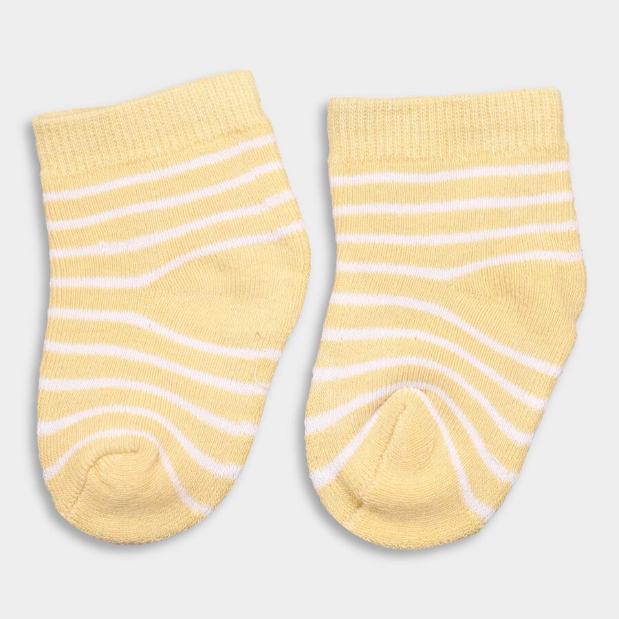Infant's Socks (Pack of 2), Yellow, large image number null