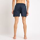 Men's 100% Cotton Boxers , नेवी ब्लू, small