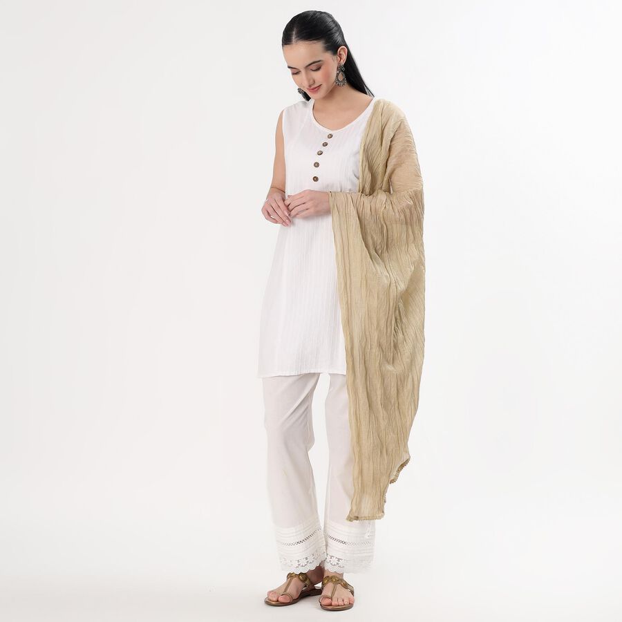 Ladies' Dupatta, गहरा पीला, large image number null