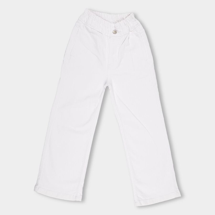 Girls' Jeans, ऑफ व्हाइट, large image number null