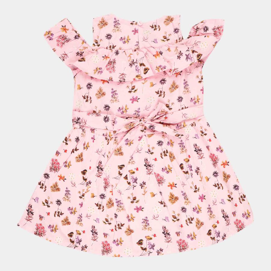 Printed Frock, Light Pink, large image number null