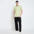 Men's 100% Cotton Casual Shirt , Light Green, small