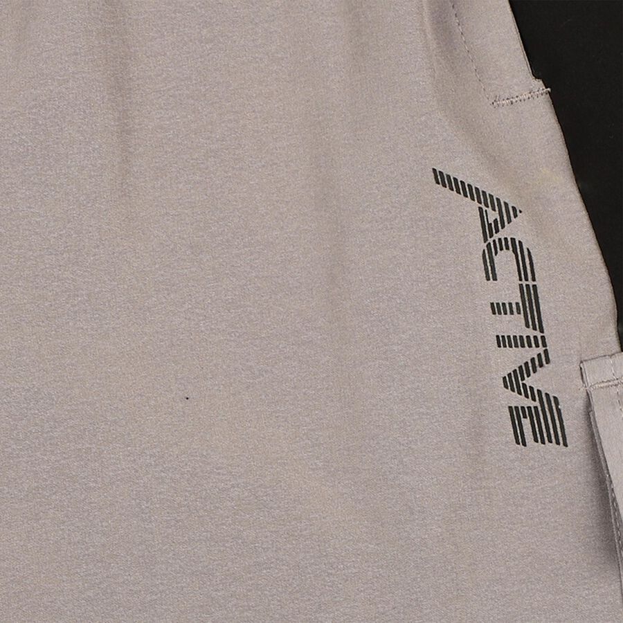 Boys Grey Regular Fit Solid Pyjama, Light Grey, large