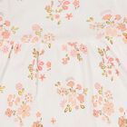 Infants Light Pink Cotton Crew Neck Casual Top and Shorts Set, Light Pink, small