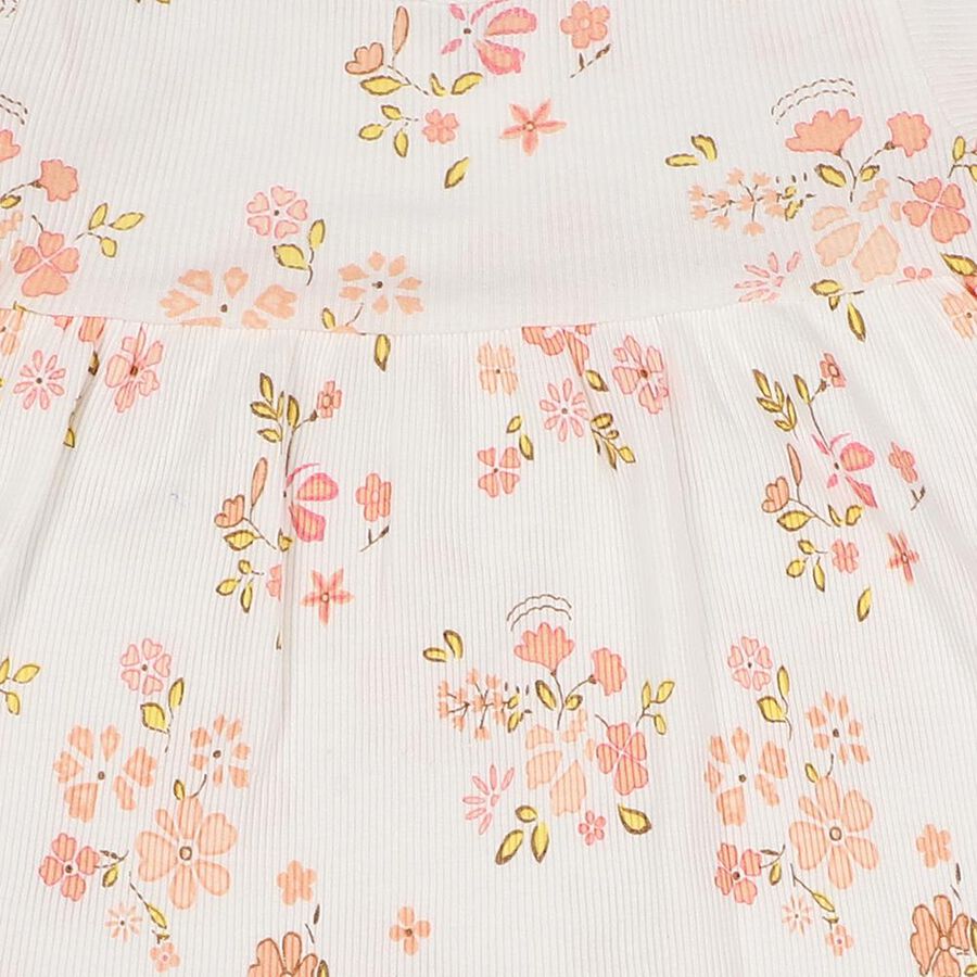 Infants Light Pink Cotton Crew Neck Casual Top and Shorts Set, Light Pink, large