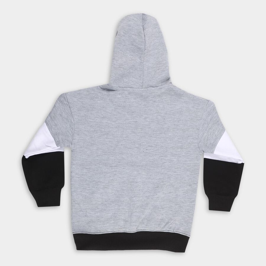 Boys' Sweatshirt, हल्का ग्रे, large image number null