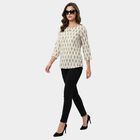 Women's White Kurti, ऑफ व्हाइट, small