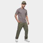 Men's Grey Crew Neck Regular Drifit T-Shirt, गहरा ग्रे, small