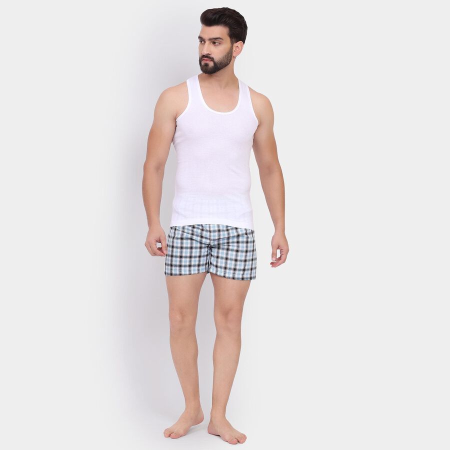 Men's 100% Cotton Vest , White, large image number null