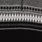 Boys Black and Grey Half-Zip Casual Pullover, काला, small image number null
