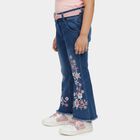 Girls' Jeans, गहरा नीला, small