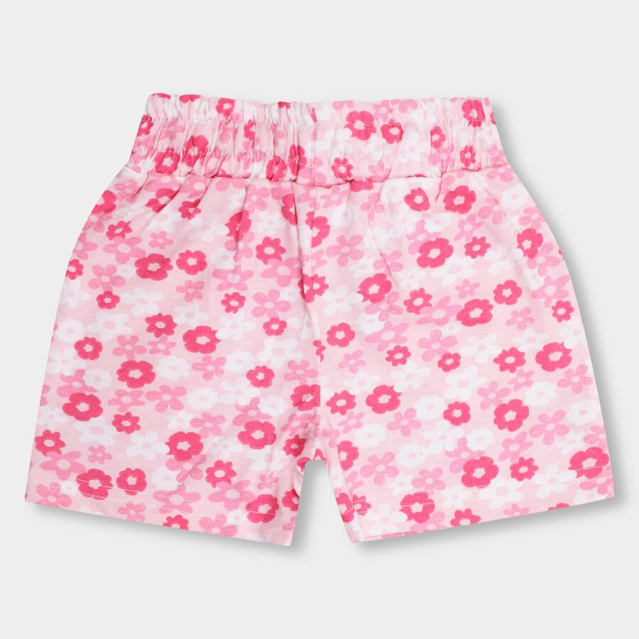 Girls' Shorts , हल्का गुलाबी, large image number null
