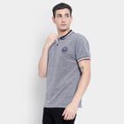 Solid Polo Shirt, Navy Blue, small image number null