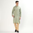 Men's Kurta Pyjama, एक्वा, small image number null