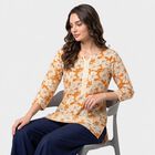 Women's Coral Straight Kurti, Coral, small