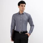 Men's Formal Shirt, Navy Blue, small image number null