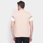 Men's Collared Half Sleeves T-Shirt , Beige, small image number null