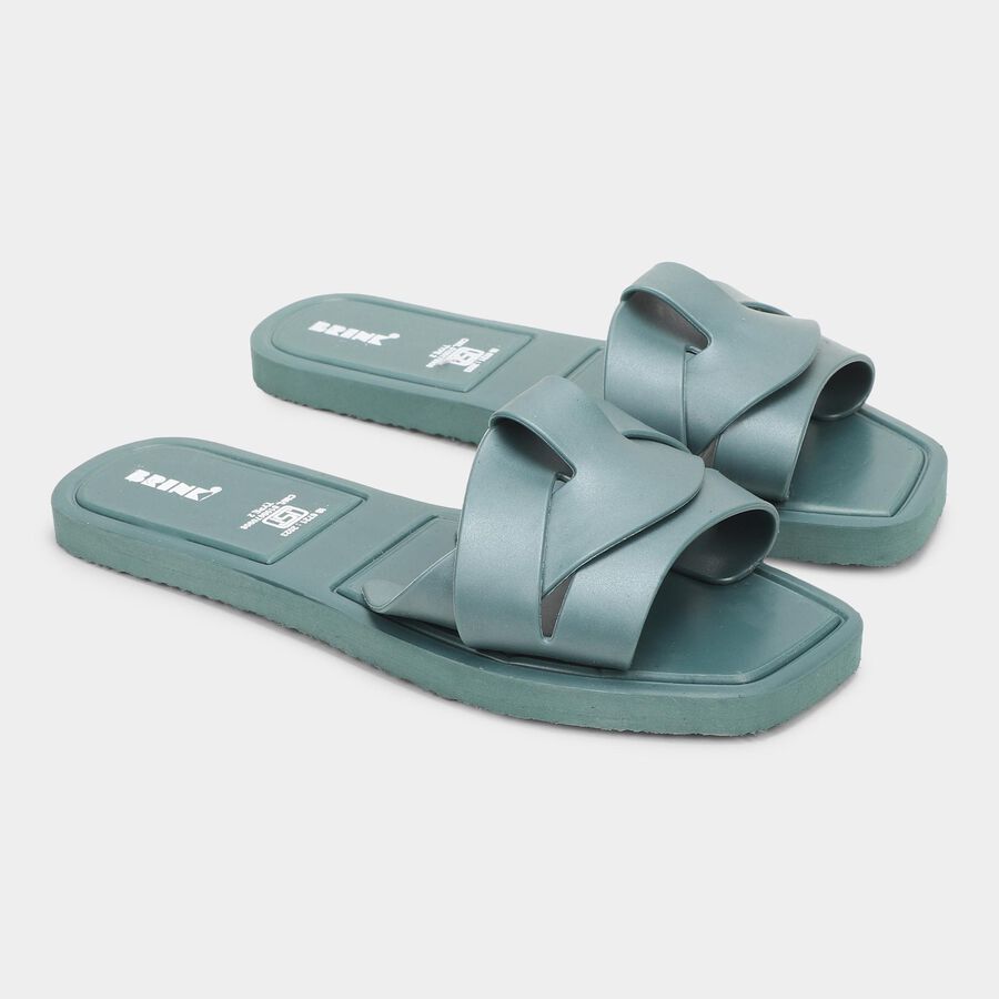 Ladies' Slipper, हरा, large image number null