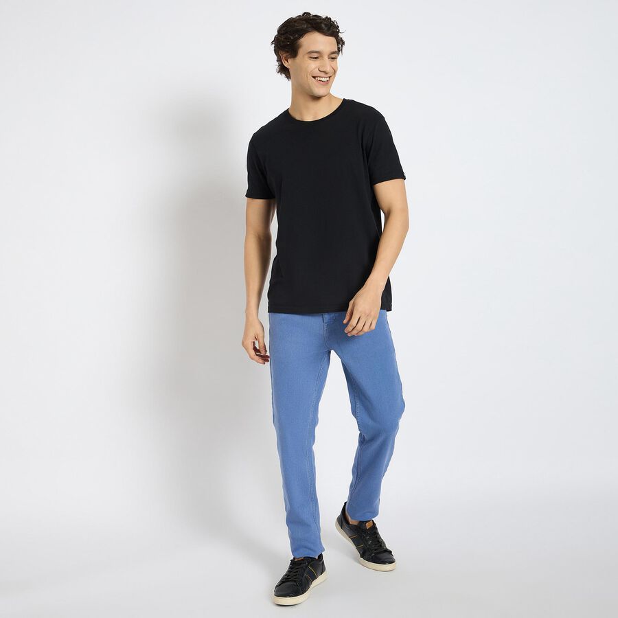 Men's Slim Fit Jeans, हल्का नीला, large image number null