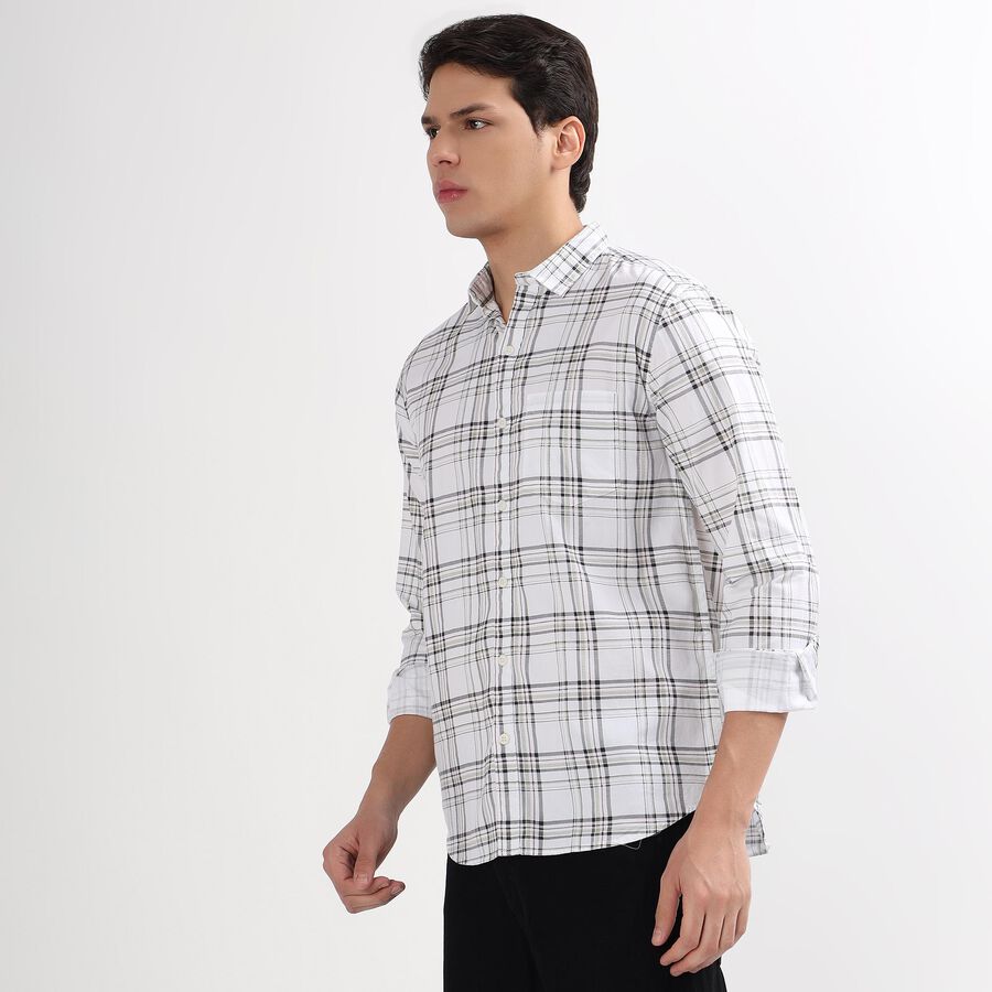 Men's Casual Shirt, White, large image number null