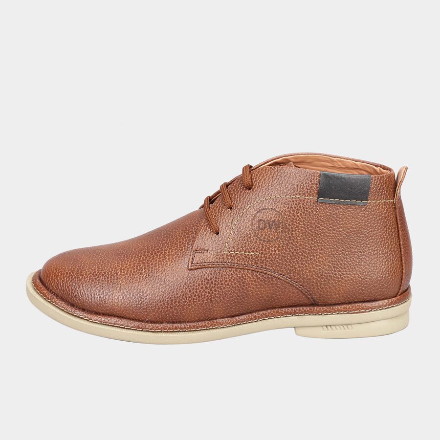Men Lace-Ups Casual Shoes, Tan, large image number null