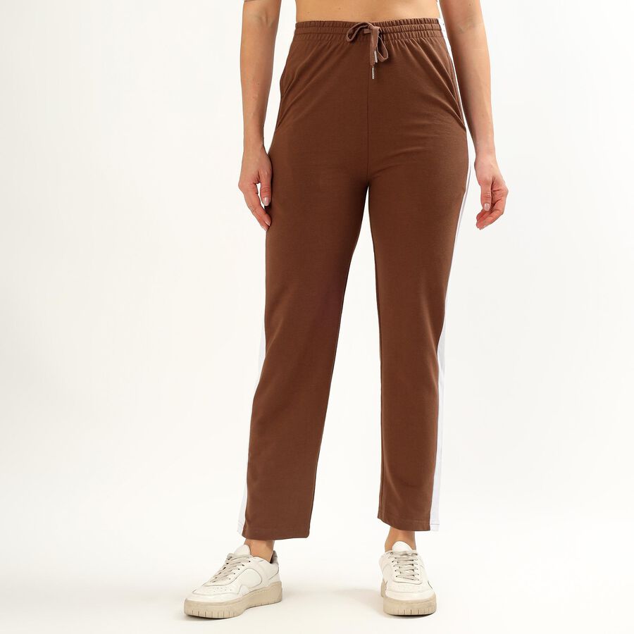 Ladies' Track Pants, Brown, large