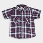 Boys Cotton Casual Shirt, Red, small image number null