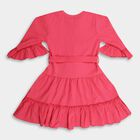 Girls' Dress , Fuchsia, small image number null