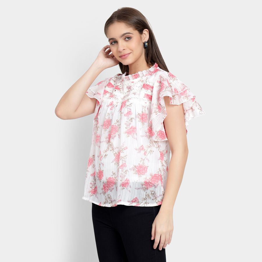 Ladies' Top, Off White, large image number null