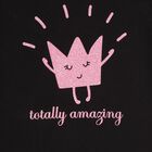Girls' 100% Cotton T-Shirt , काला, small image number null