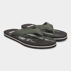 Men's Muted Olive Green Flip Flops, Olive, small