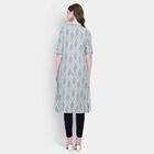 Printed Kurta, Light Grey, small image number null