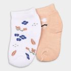 Infant's Socks (Pack of 2), Peach, small image number null