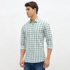 Men's Muted Olive Green Cotton Classic Casual Shirt, Olive, small image number null