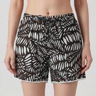 Women's Brown Viscose Relaxed Fit Shorts, Brown, small