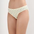 Women's Soft Yellow Bikini Style Panty, Yellow, small image number null