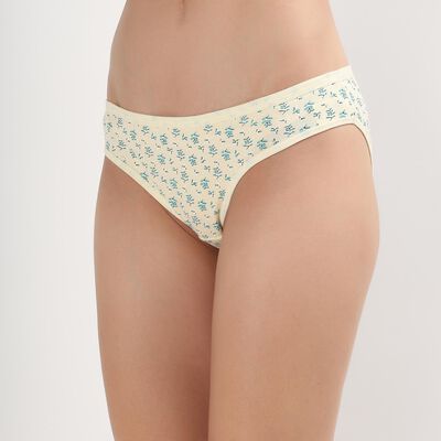 Women's Soft Yellow Bikini Style Panty