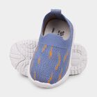 Boys Muted Steel Blue Slip-On Casual Shoes, Blue, small