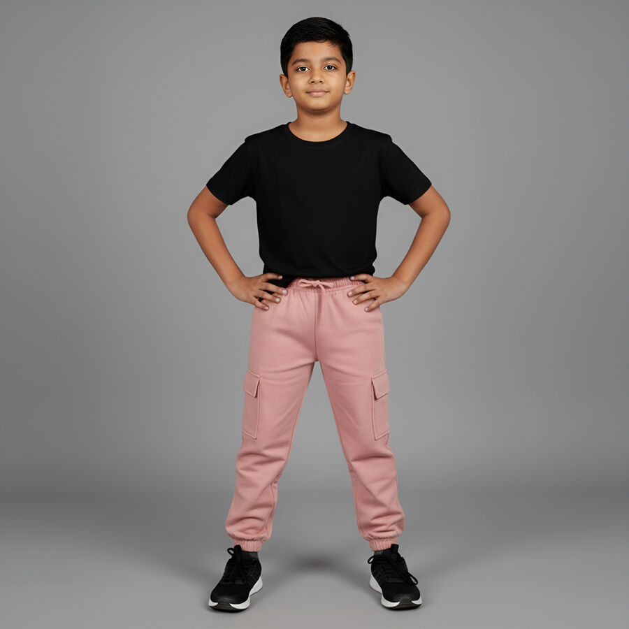 Girls' Winter Pyjama, गुलाबी, large image number null